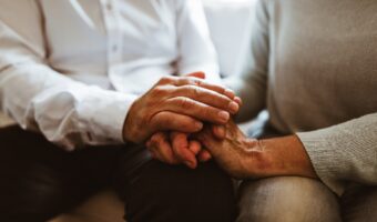 Caring for loved ones with Alzheimer’s can be daunting for anyone, but it can be especially unfamiliar and jarring for some men. (iStock)